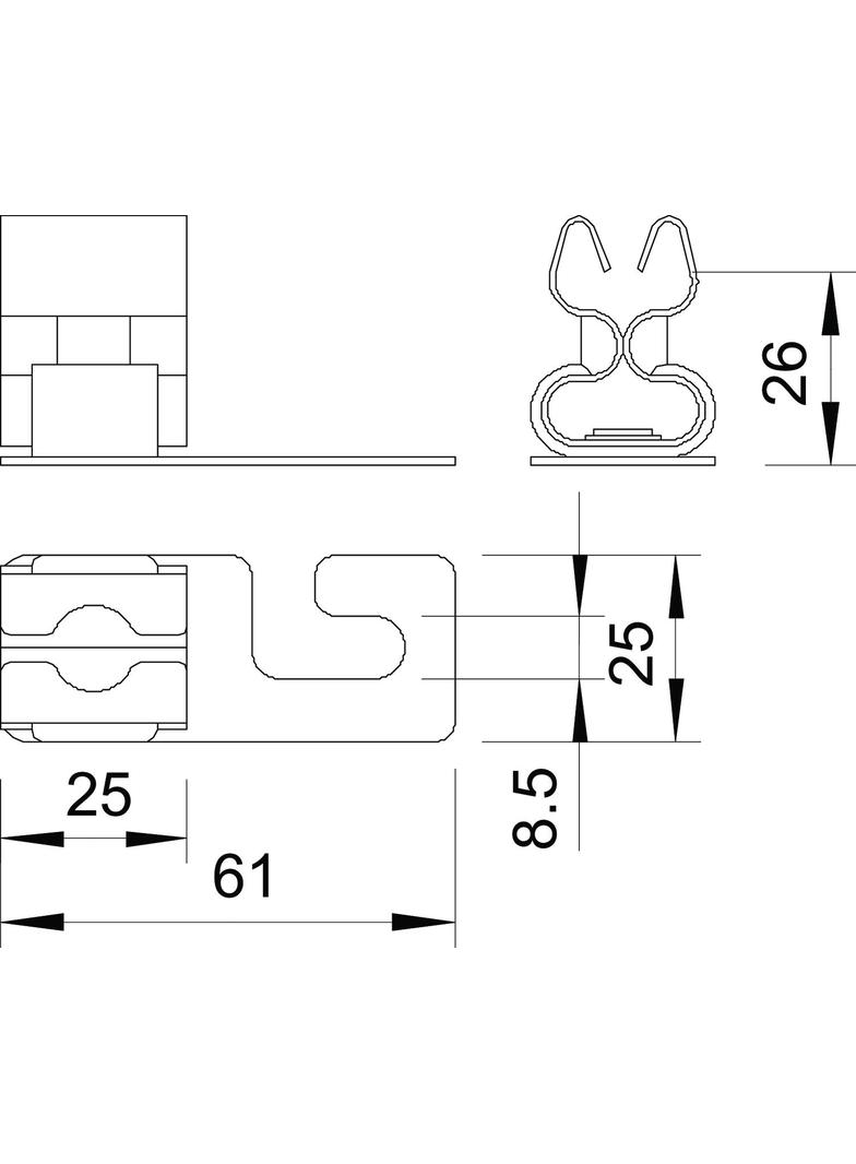 159/VA-V, DACHOWE UCHWYTY PRZEW.177/