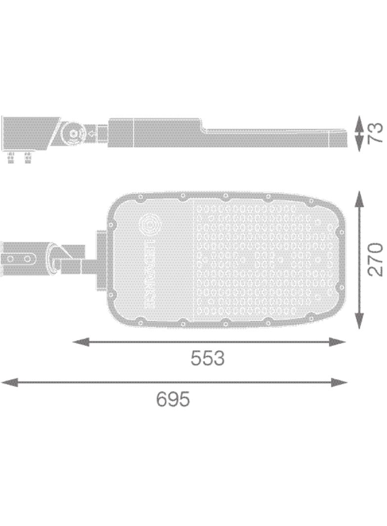 Oprawa SL AREA SPD XL V 150W 730 RV35ST GY