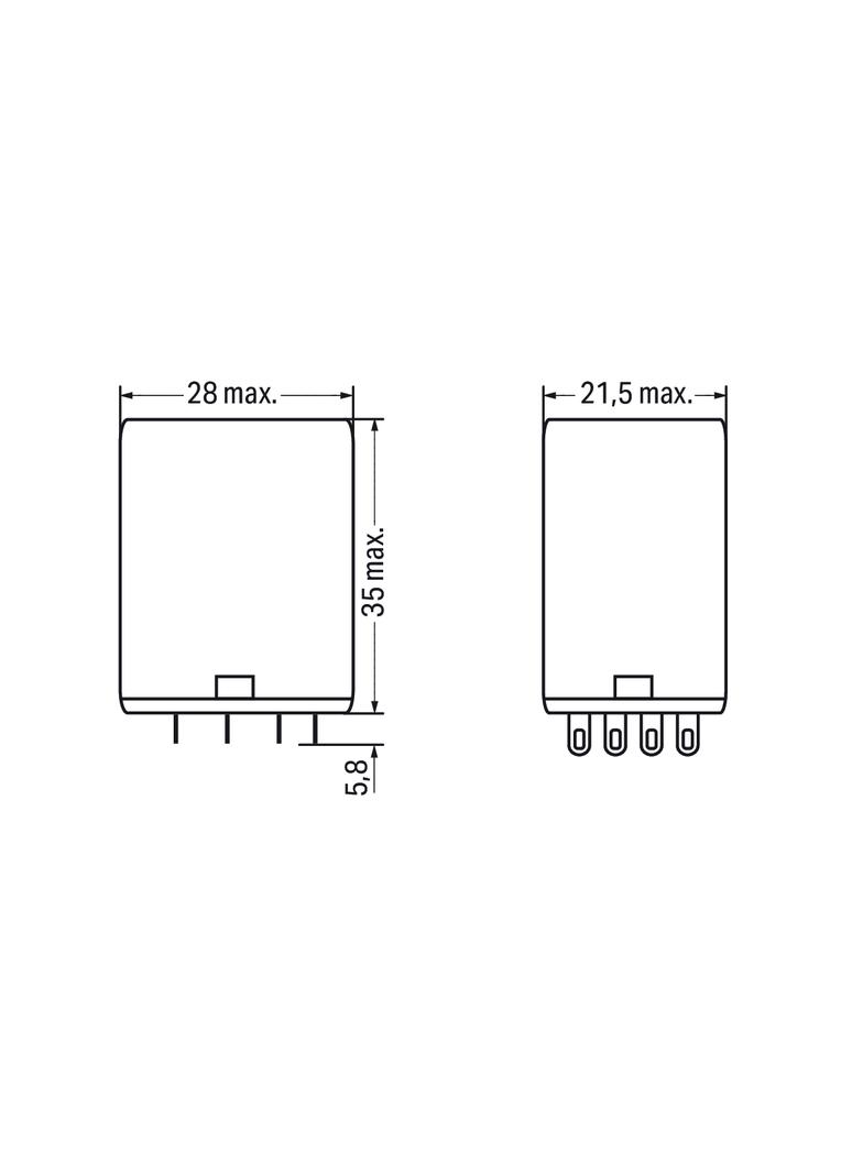 wtykany przekaźnik miniaturowy