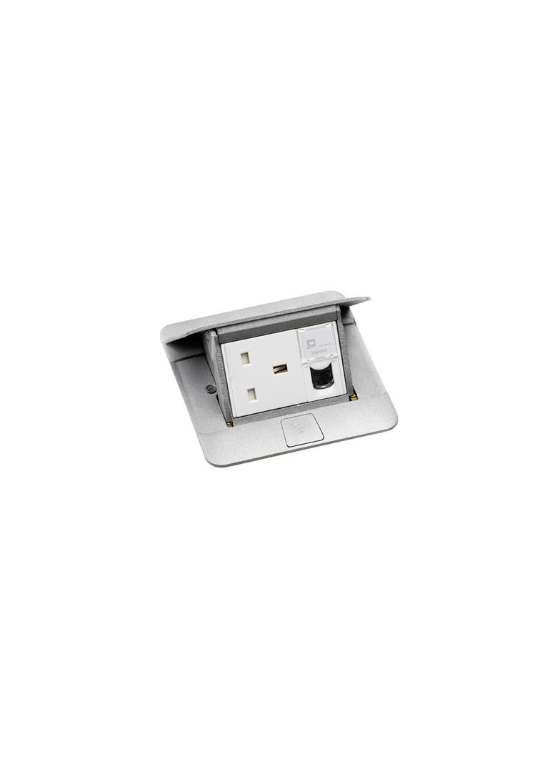 Minipuszka Pop-Up Do Wyposażenia 3 Moduły Aluminium 054010 LEGRAND