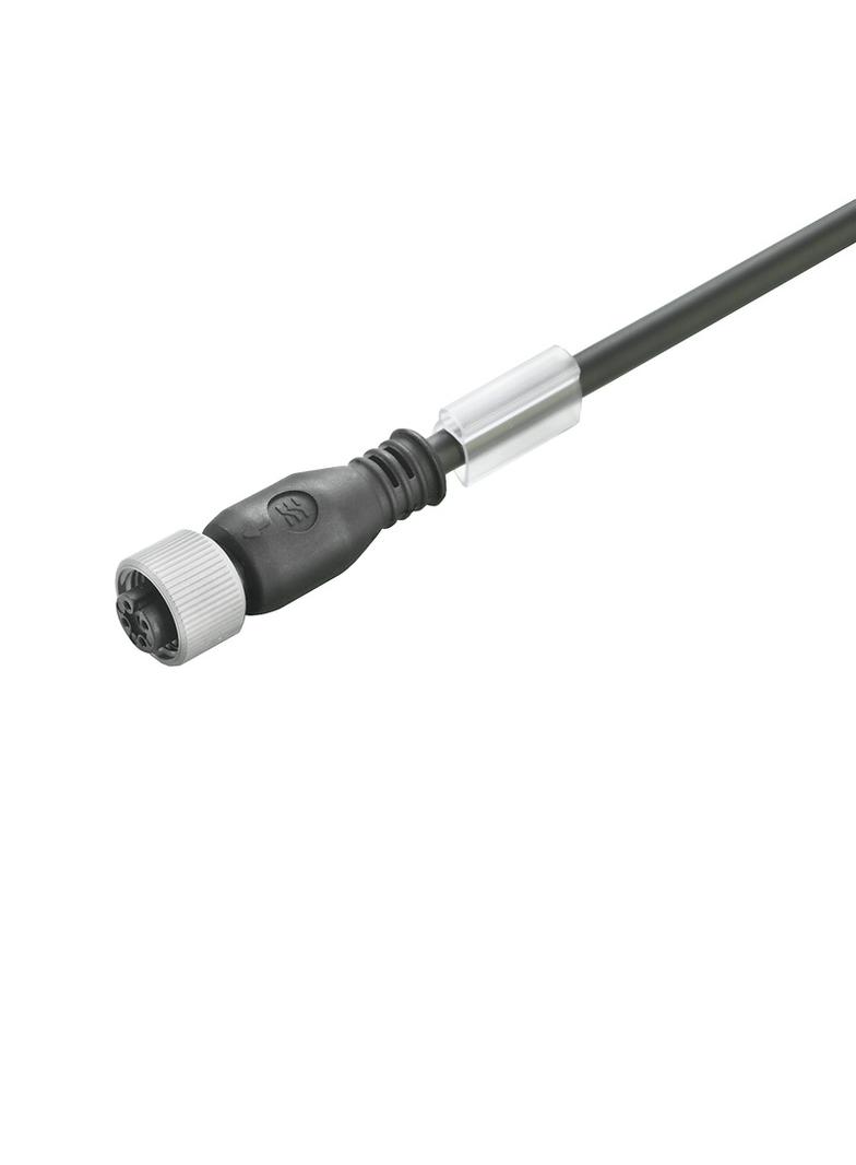 SAIP-M12BG-5-5.0V Przewód czujnika-siłownika (zmontowany), Jeden koniec bez złącza, M12, Liczba biegunów: 5, Długość kabla: 5 m, złącze żeńskie, proste /1szt./ 1465970500 WEIDMÜLLER