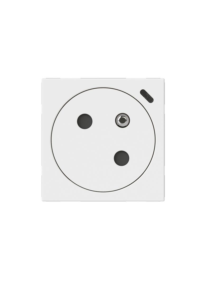 Mosaic - Gniazdo 2P + Z Pojedyncze Link Płaskie Kątowe 45 Stopni 16A - 250 V - Z Możliwością Monta 077125L LEGRAND