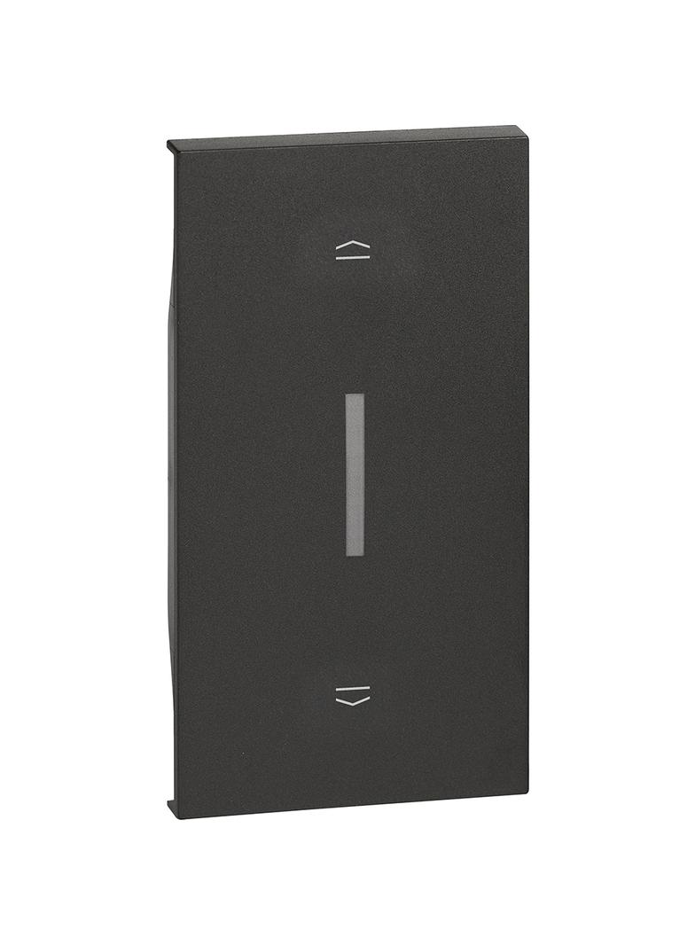 LIVING NOW - KLAWISZ DO PRZYCISKU ROLET K4027 - 2 MODUŁY - CZERŃ, Bticino