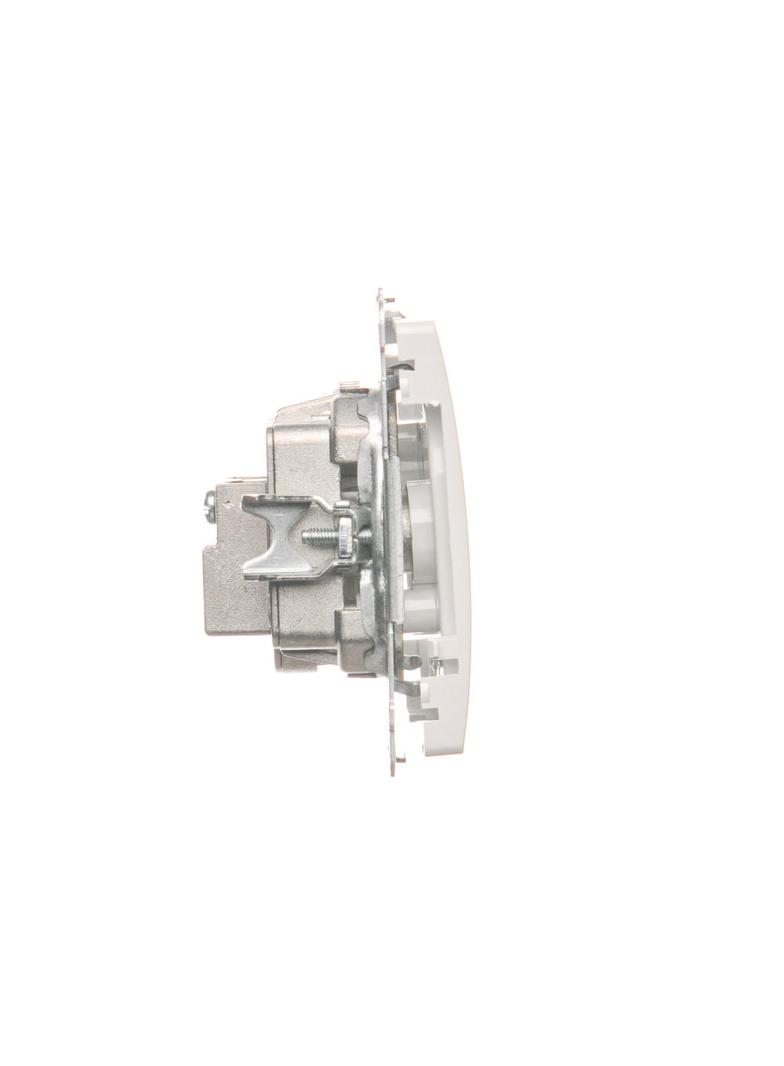 Simon Basic Gniazdo antenowe R-TV przelotowe 10 dB 1x wejście: 5–862 MHz biały