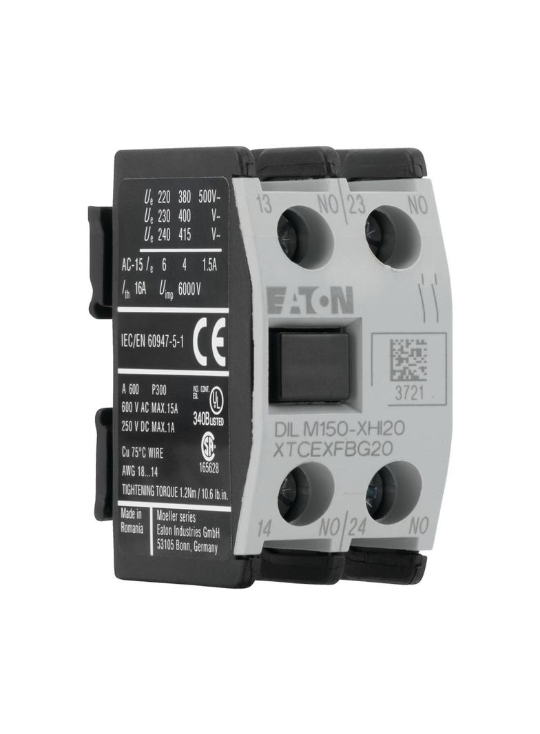 Styk pomocniczy 2Z montaż czołowy DILM150-XHI20 277945 EATON