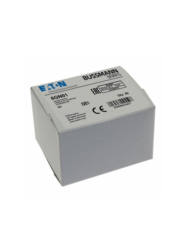 GAUGE PIECE DO1 6A 400V FOR E14 Wstawka kalibrowa D01 6A E14 6GN01 EATON