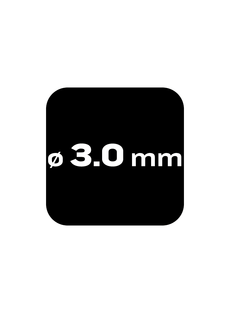 Wiertło do metalu HSS-TiN, 3.0 mm