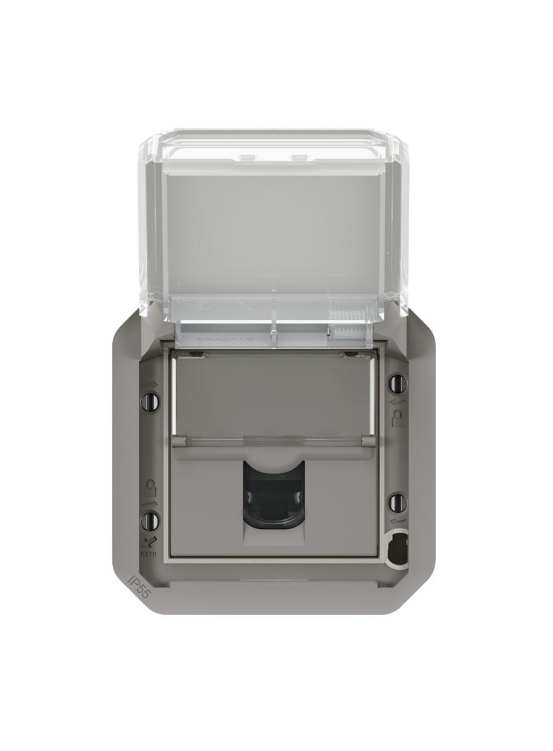 NOWE PLEXO - GNIAZDO RJ45 FTP KAT. 6 MECHANIZM SZARE 069569L LEGRAND