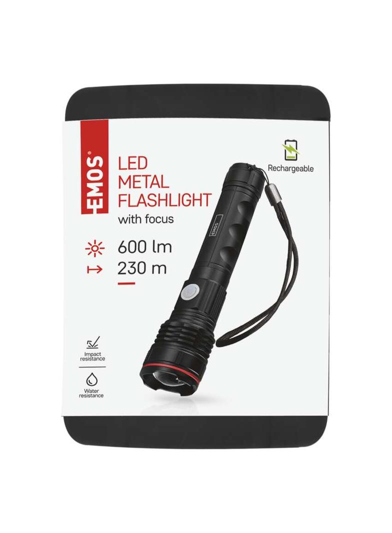 Latarka ładowalna LED CREE 5W Z ZOOM z ładowarką P3116 EMOS