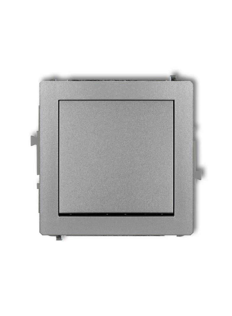 DECO Mechanizm łącznika jednobiegunowego srebrny metalik