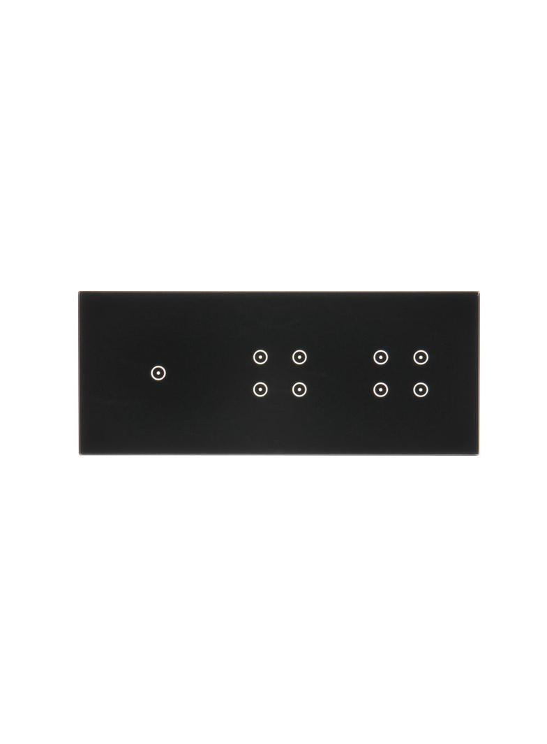 Simon 54 Touch Panel dotykowy S54 Touch 3 moduły 1 pole dotykowe + 4 pole dotykowe +  4 pole dotykowe zastygła lawa DSTR3144/73 KONTAKT