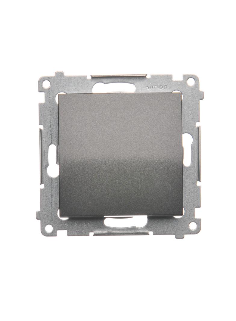 Simon 54 Łącznik schodowy bez piktogramu 10A 250V szybkozłączka antracyt DW6.01/X/48 KONTAKT