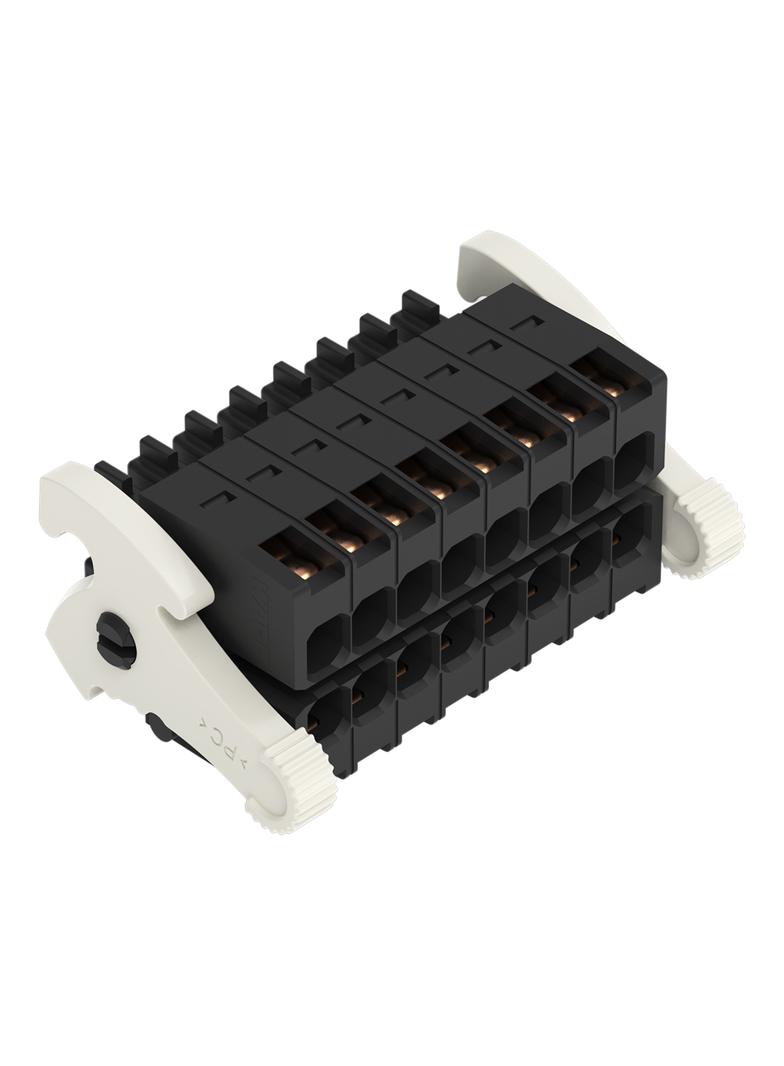 Gniazdo MCS‑MINI Classic 16‑biegunowe czarne raster 3,5mm 713‑1108/037‑000 /25szt./ WAGO