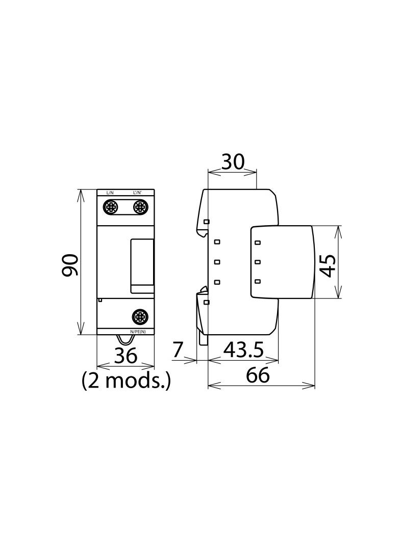Ogranicznik przepięć DEHNbloc H M
