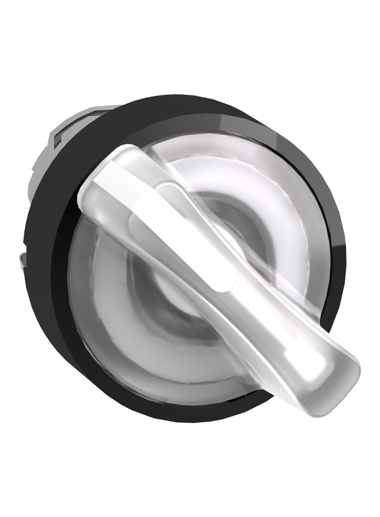 Harmony XB4 Przełącznik 2 położeniowy fi22 biały stabilny LED metalowy okrągły ZB4BK12137 Schneider