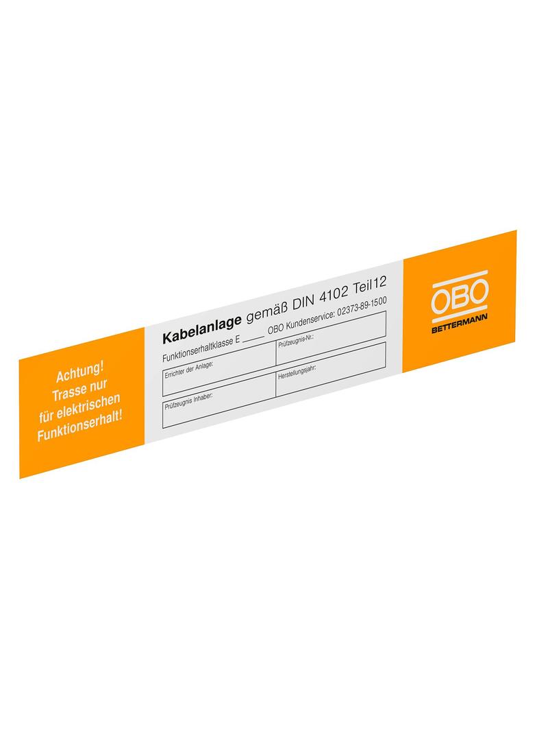 KS-E PL, Tabliczka opisowa