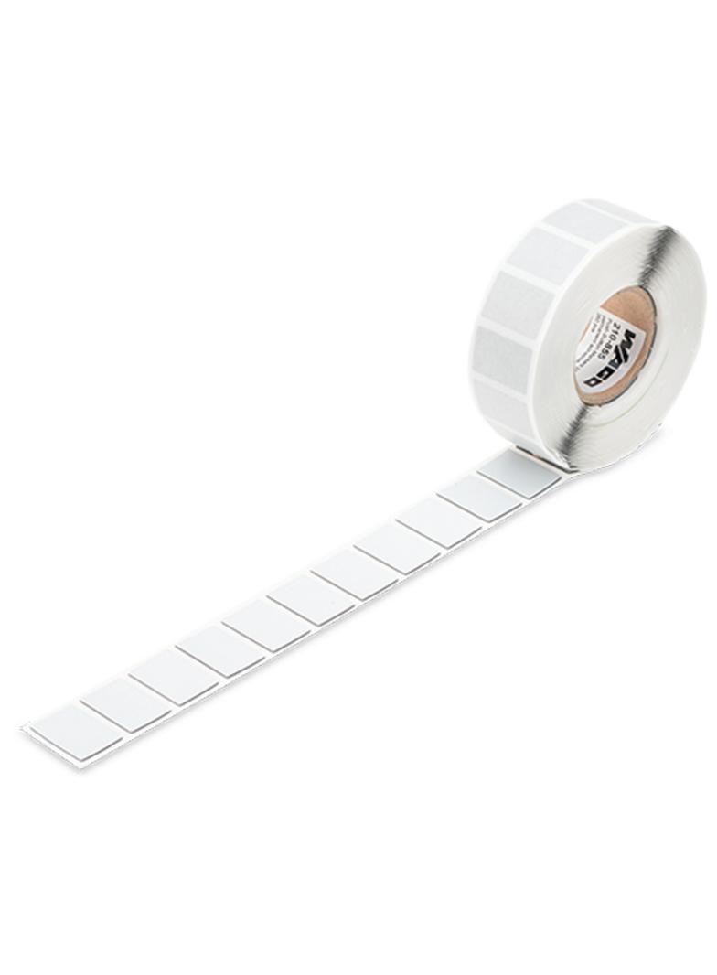 tabliczki na przycisk 27 x 18 mm srebrne 350 szt./rolka WAGO