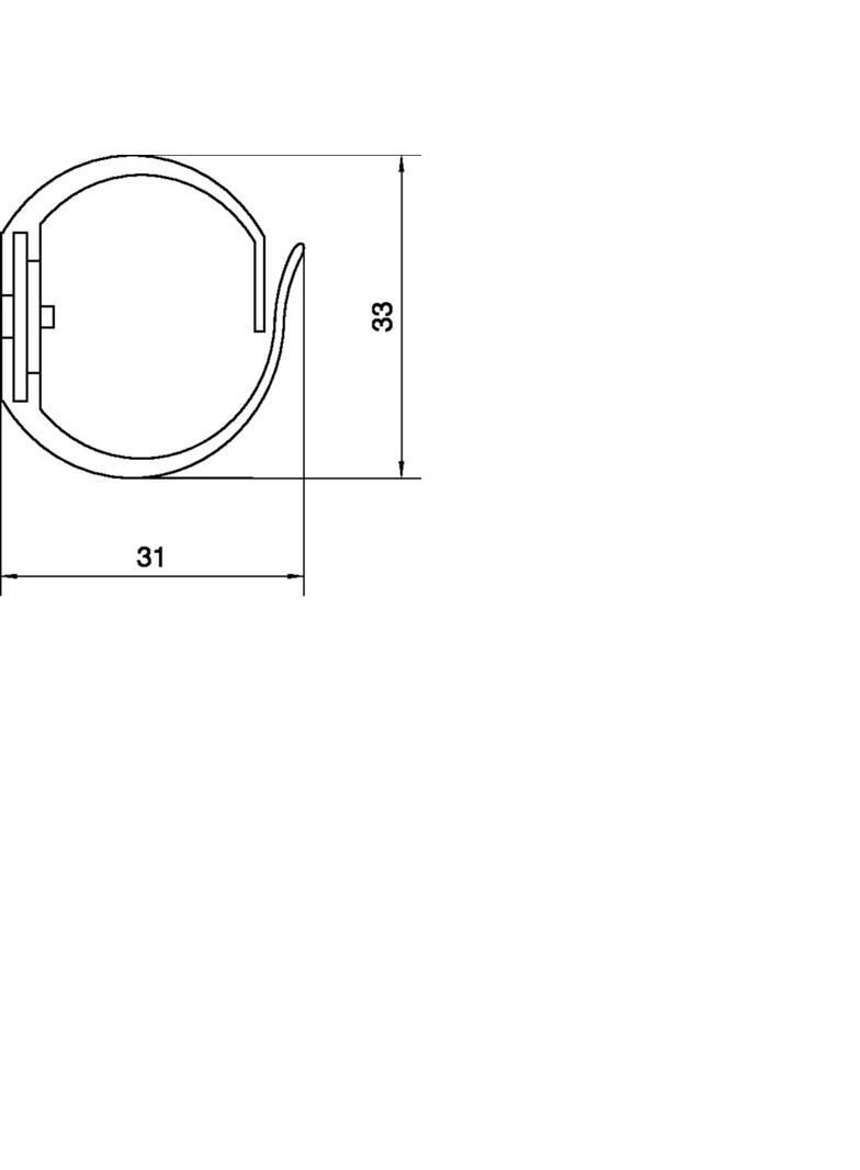 KANAŁ GRZEBIENIOWY VK-FLEX 30,L=500MM,SZARY M5692 [OLD] HAGER
