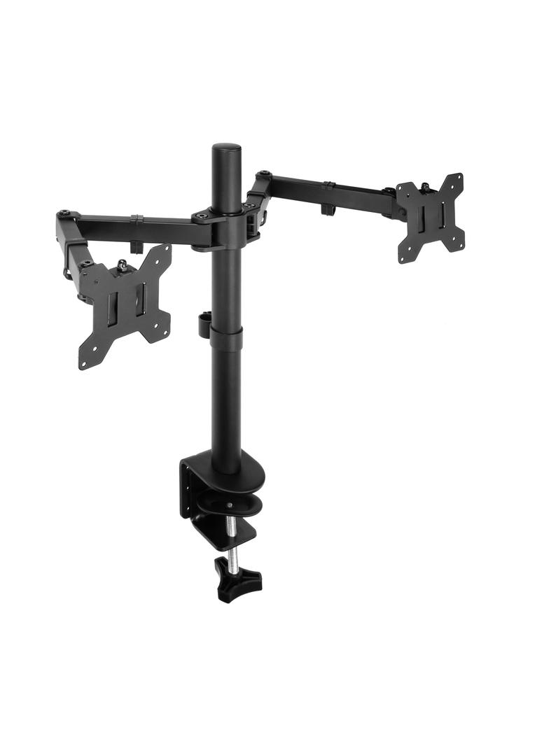 Biurkowy uchwyt do dwóch monitorów 13"-27”