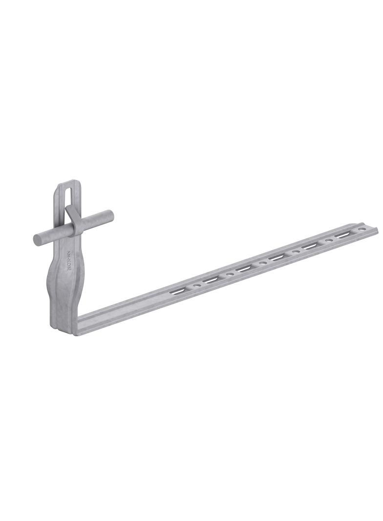 AN-23K/OG/-N Uchwyt dach.regul.skr.Z-zag. L=42cm,H=13,5cm /OG/