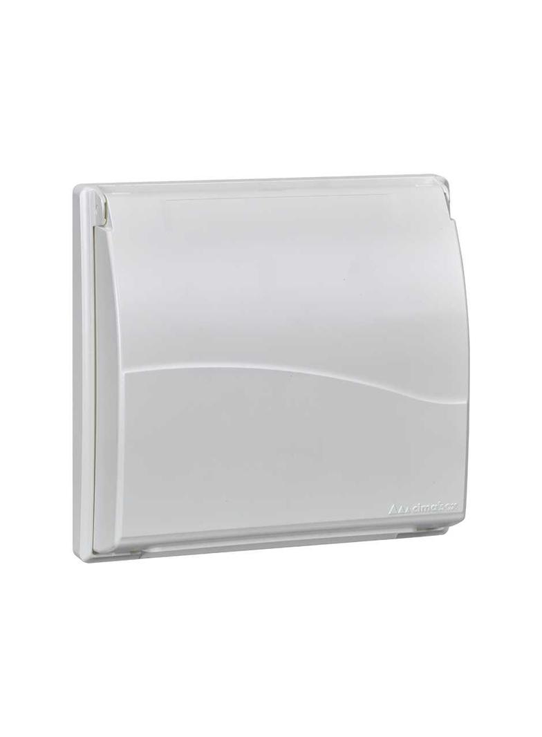 Simon Connect Ramka 2-modułowa do puszki SBM250 z pokrywą 4x K45 czysta biel