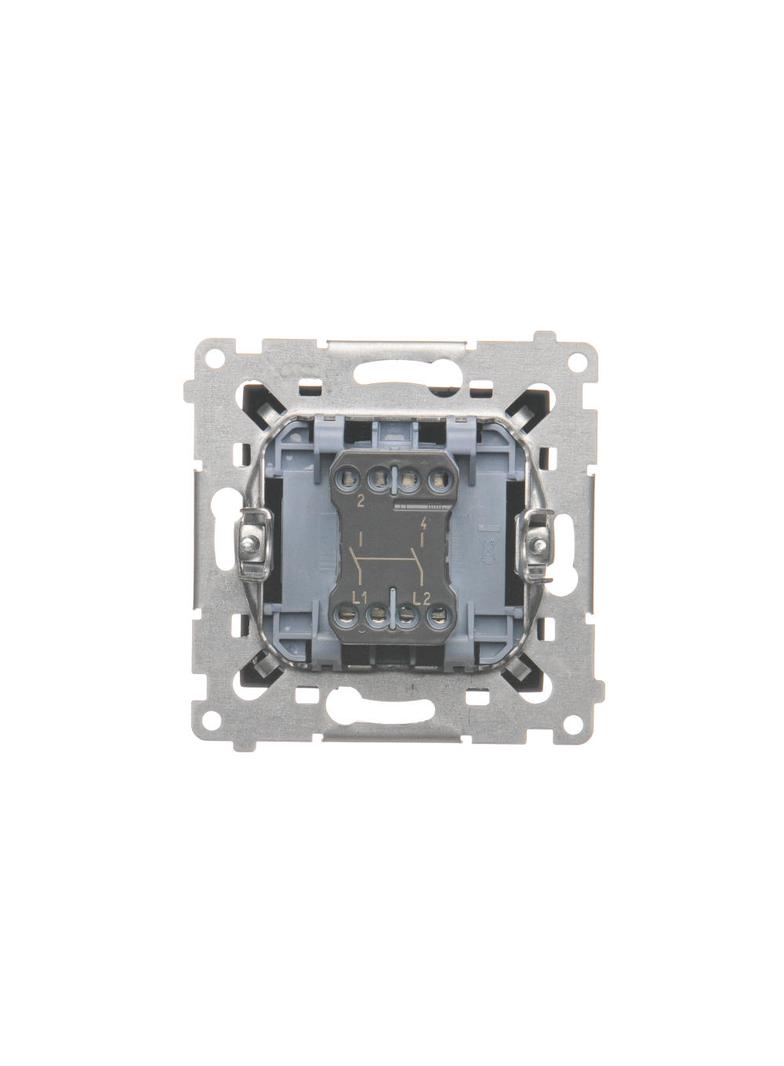 Simon 54 Łącznik dwubiegunowy 16A z. śrub. czarny
