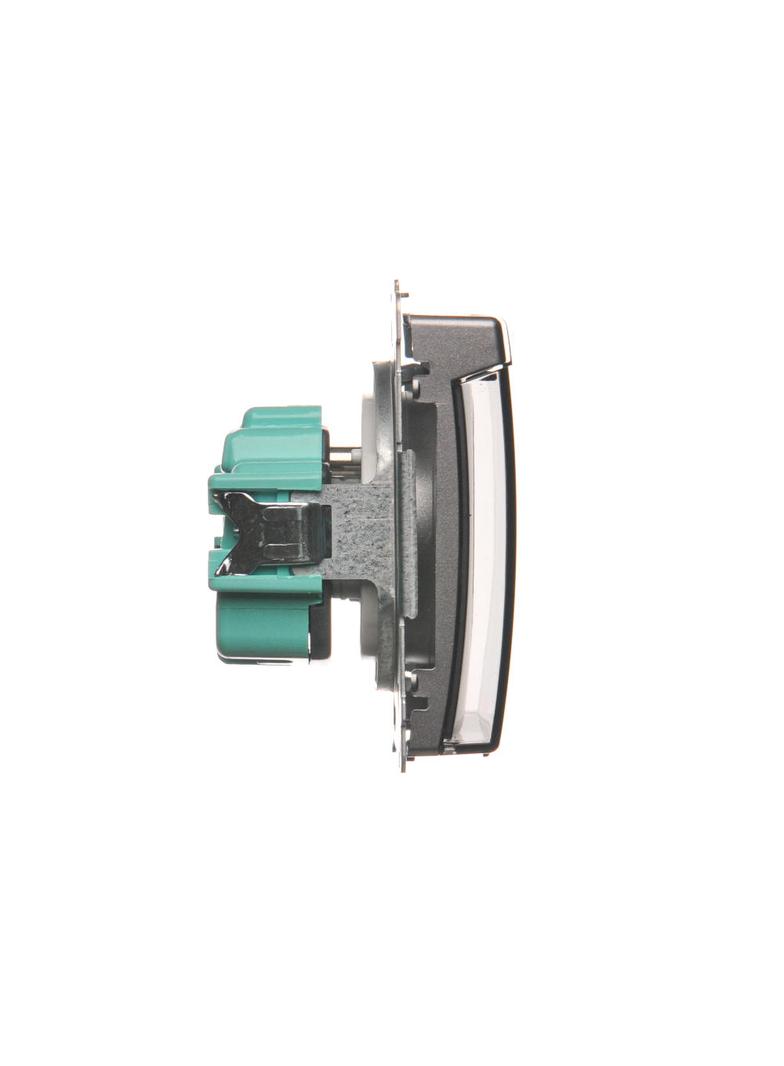 Simon Basic Gniazdo wtyczkowe z uziemieniem bryzgoszczelne IP44 16A 250V zaciski śrubowe. Klapka transparentna stal inox BMGZ1B.01/21A BMGZ1B.01/21a KONTAKT