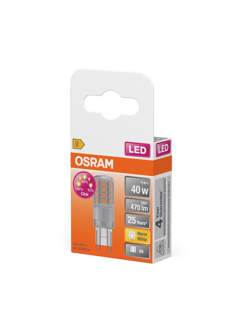 Lampa LED STAR+ non-dim PIN 4W 827 G9