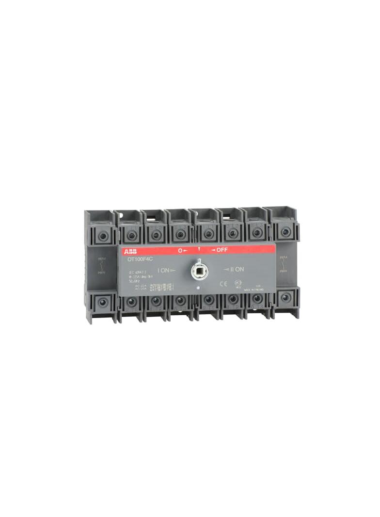 OT100F4C przełącz.100A,4-b.bez wałka i rączki 1SCA105019R1001 ABB