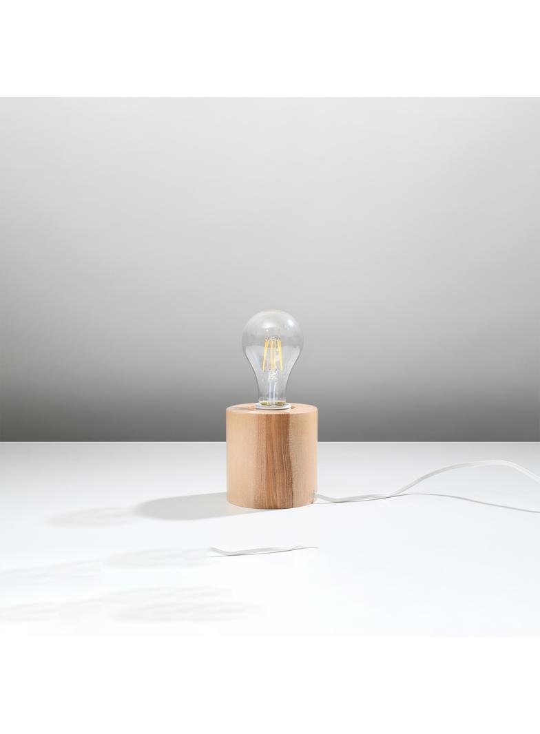 Sollux Lampa biurkowa SALGADO naturalne drewno SL.0674