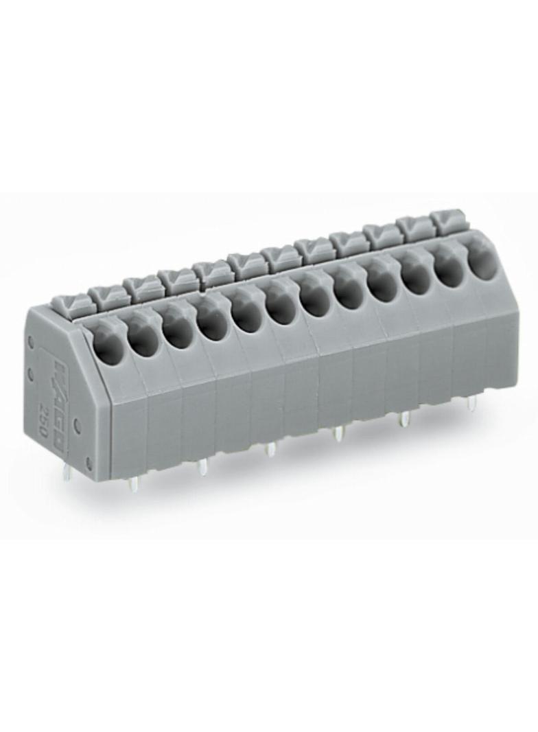 listwa zaciskowa do pł. drukowanych. 2-bieg. pomarańczowa raster 3,5 mm