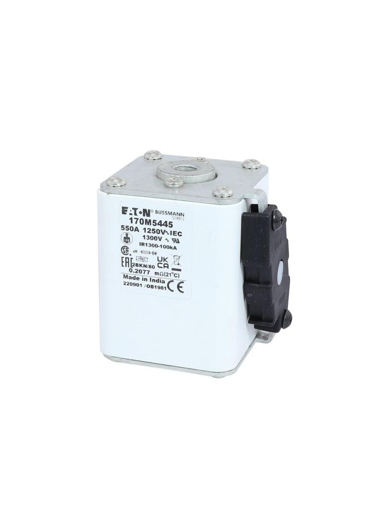 FUSE 550A 1250V 2BKN/80 AR Wkładka szybka 550A AC 1250V rozmiar 2 61x77x81 mm aR IEC UL 170M5445 EAT