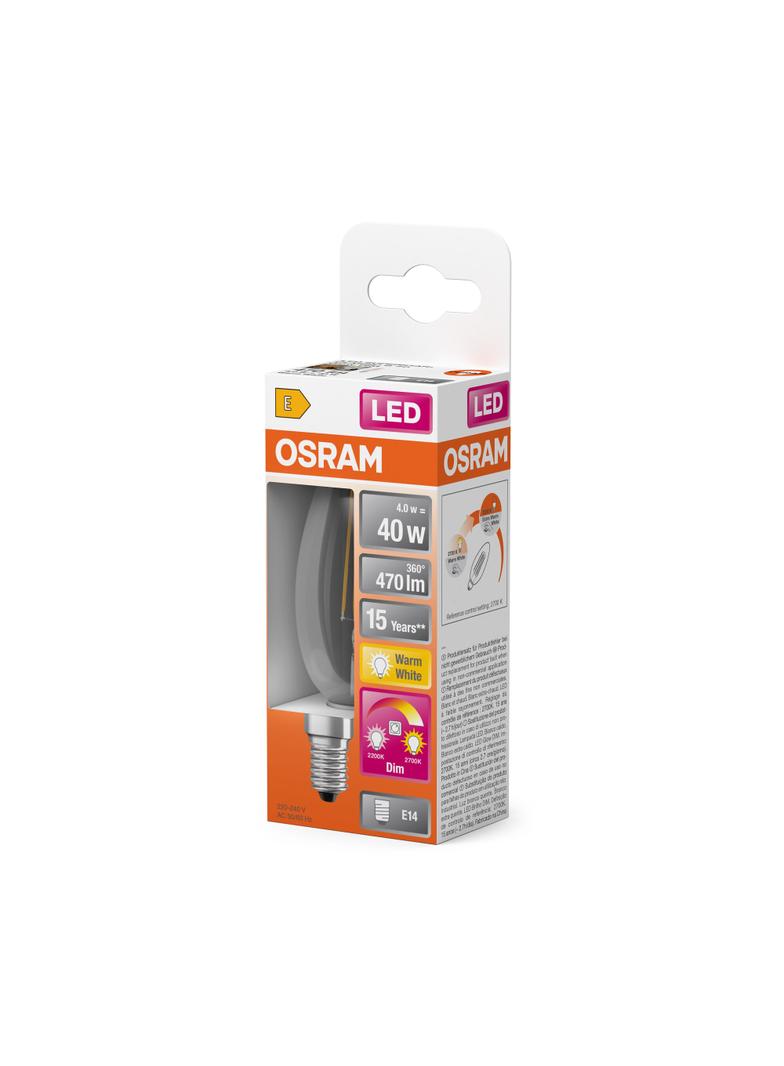 Lampa LED STAR+ GLOWdim CL B40 FILAMENT 4W 827 E14