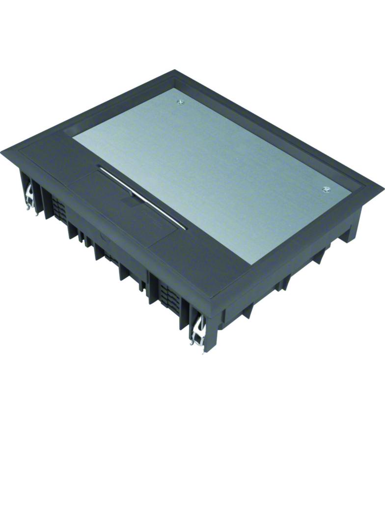 tehalit.VE-EE Pokrywa uchylna VE09 200x253 wykładzina 12mm czarny PA VE09129005 HAGER