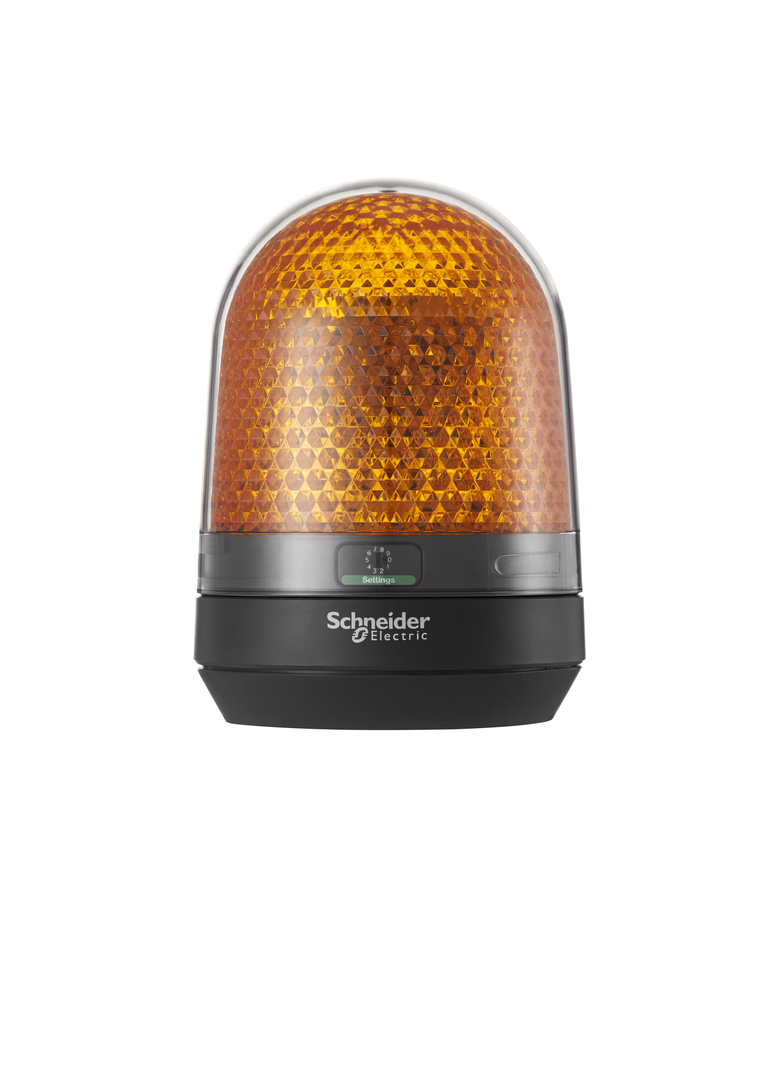 Harmony XVR Sygnalizator świetlny bez brzęczka pomarańczowy fi100 zintegrowany LED 48V DC XVR3E05 Schneider