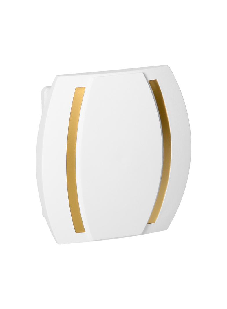 Dzwonek elektromechaniczny dwutonowy KAMELEON 8V biało-złoty OR-DP-VD-163/W-C/8V ORNO