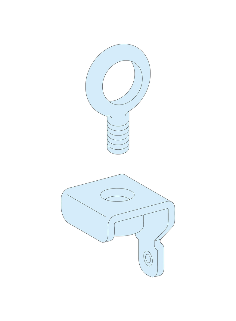 Rozdzielnice PrismaSet, uchwyty transportowe 4 sztuki