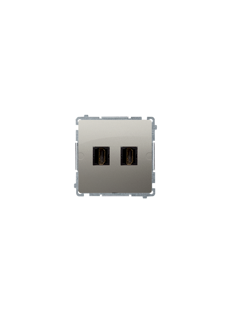 Simon Basic Gniazdo HDMI podwójne satynowy BMGHDMI2.01/29 KONTAKT