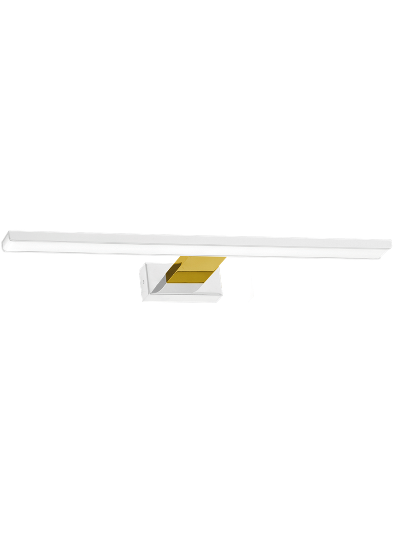 Milagro kinkiet łazienkowy LED Shine 13,8W 966lm 4000K biało/złoty IP44 ML7884