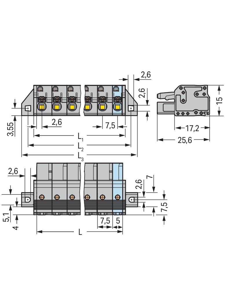 1-przewodowe gniazdo