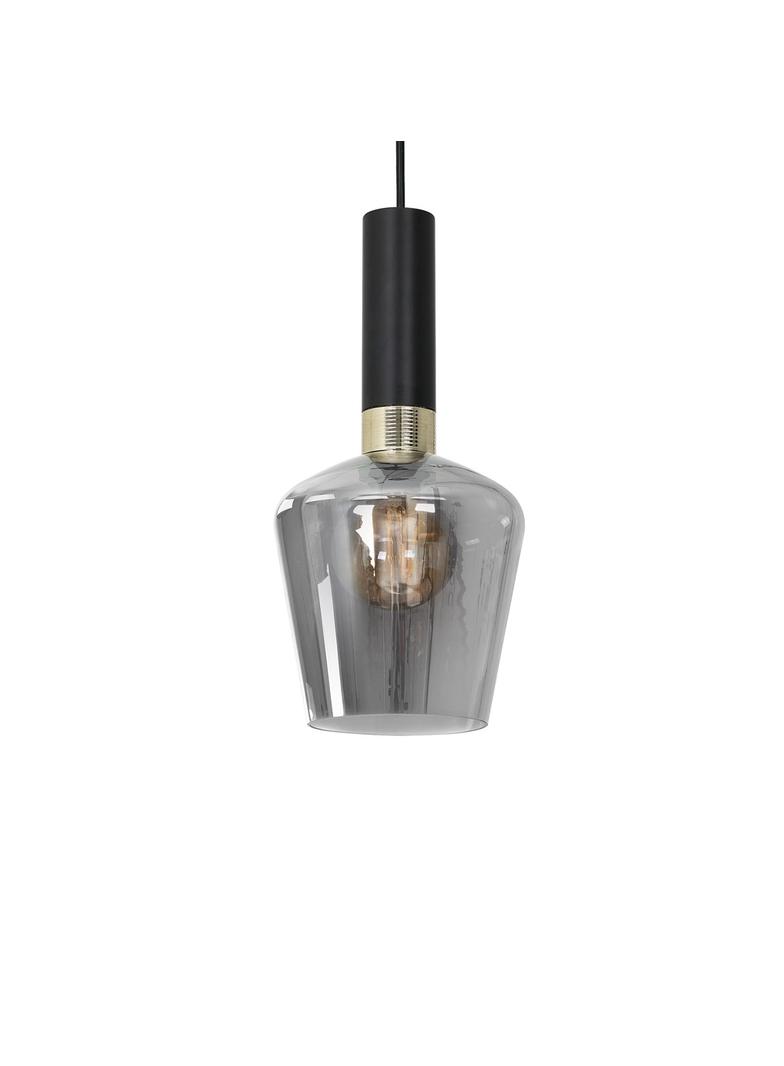 MILAGRO Lampa wisząca ROMA BLACK 1xE27