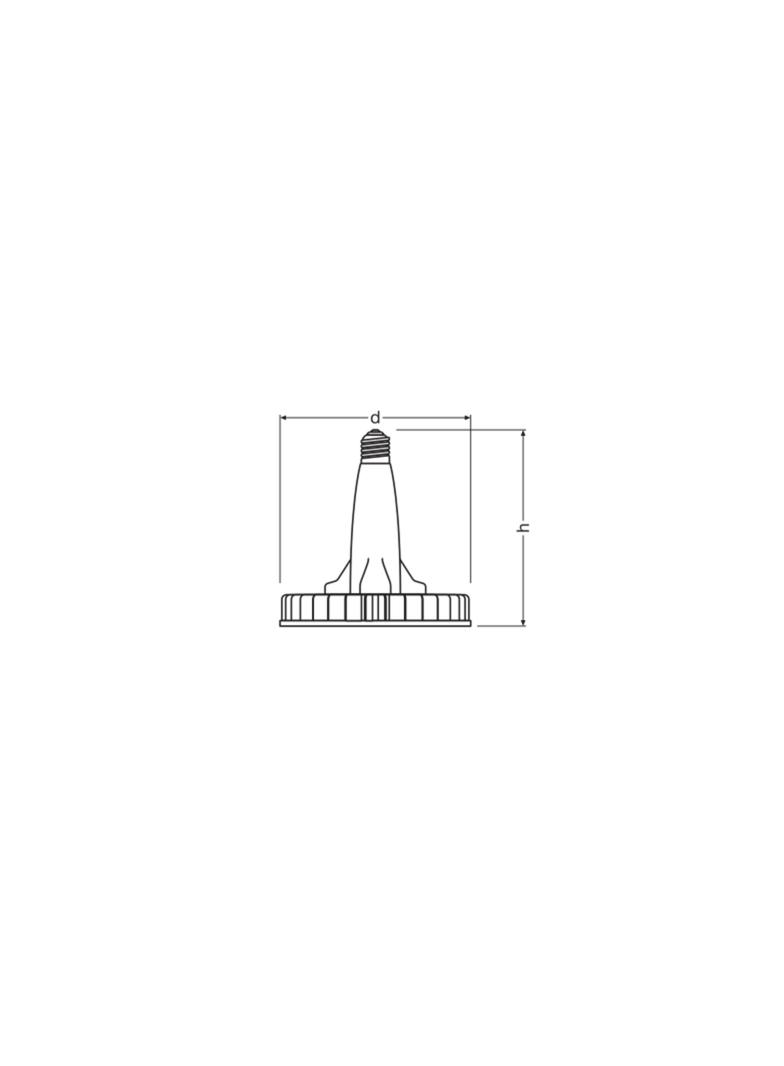 Lampa HID LED HB 150W/840 230V UN E40 4X1 LEDV