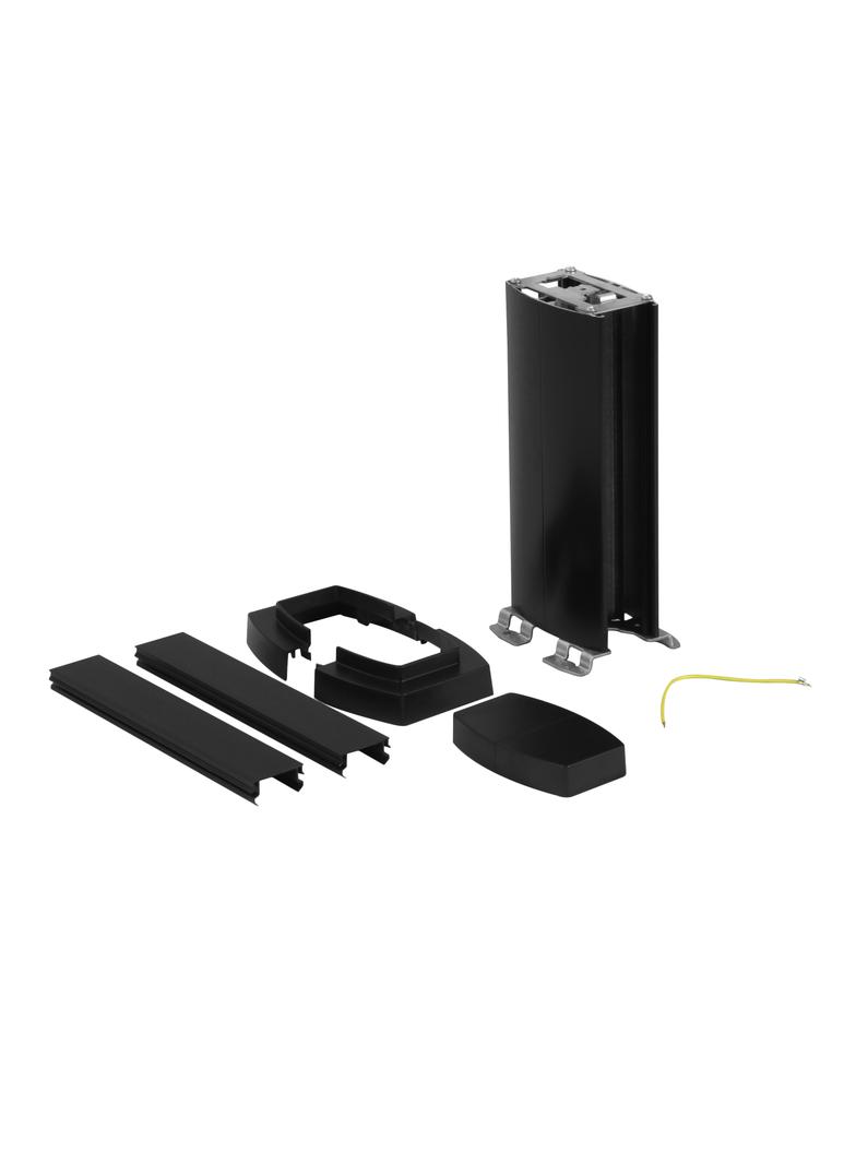 Minikolumna 2-komorowa 0,3m, czarna, Legrand