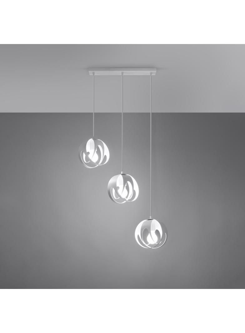 Lampa wisząca TULOS 3L biała