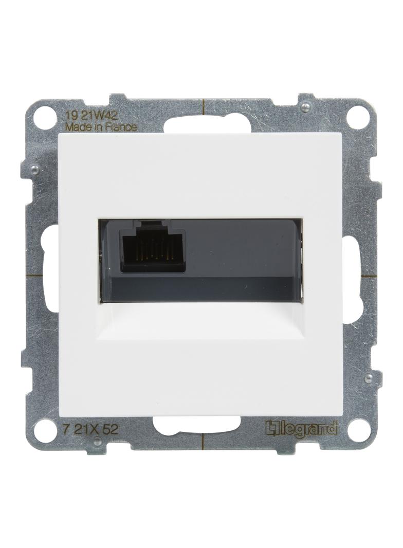 SUNO - Gniazdo RJ45/kat 6 UTP, Biały, Legrand