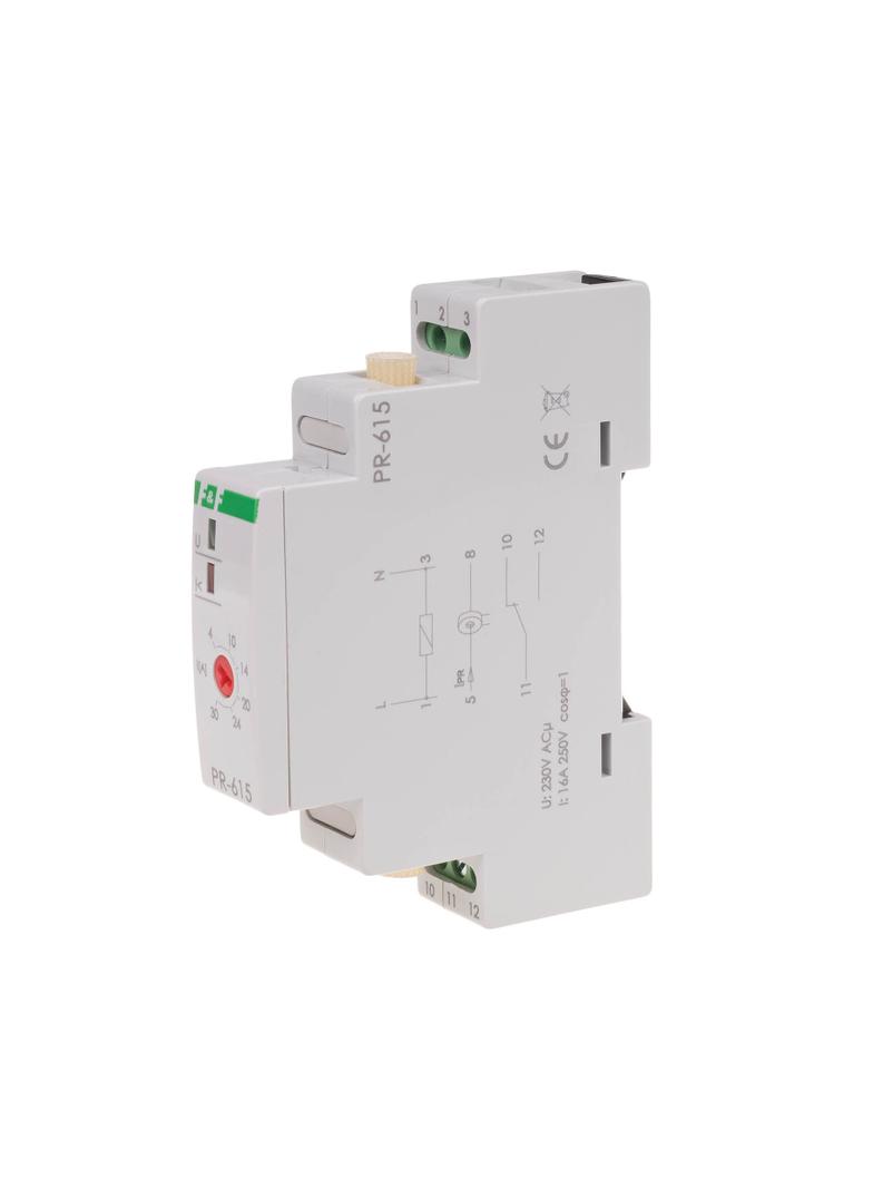 PRZEKAŹNIK PRIORYTETOWY Z KANAŁEM PRZELOTOWYM, NASTAWA 4-30A, STYKI: 1Z , IMAX=16A, 1 MODUŁ