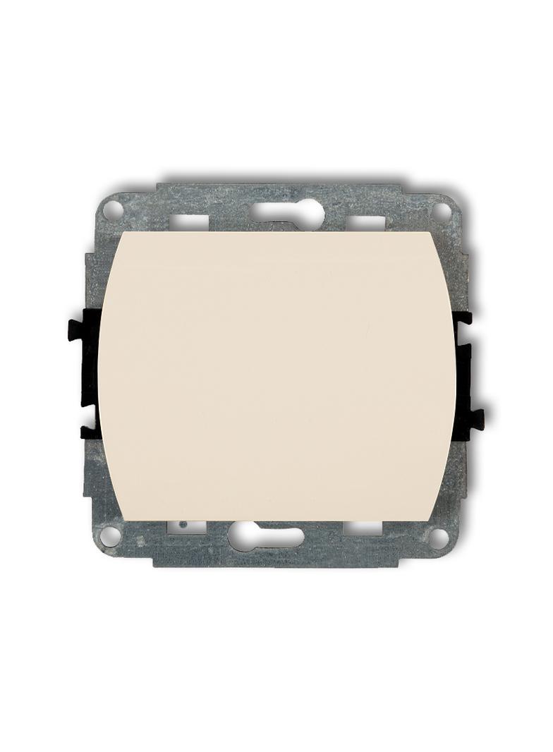 TREND Mechanizm łącznika krzyżowego podświetlanego (jeden klawisz bez piktogramu) beżowy