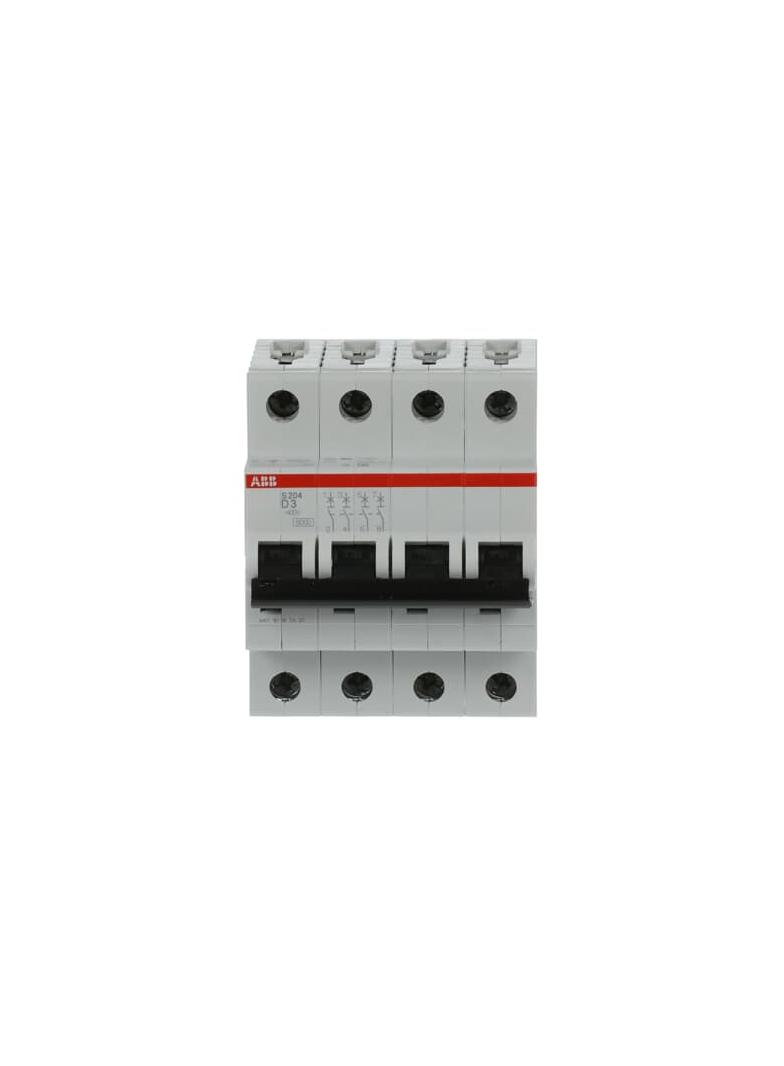 S204-D3 Wyłącznik nadprądowy 6kA 4P D3A 2CDS254001R0031 ABB