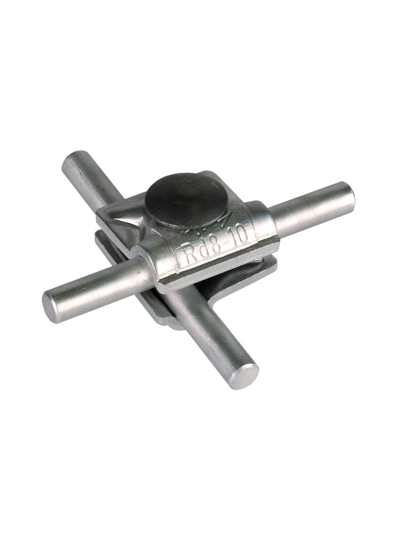 Zacisk uniwersalny MV do drutu 8-10 mm, Al