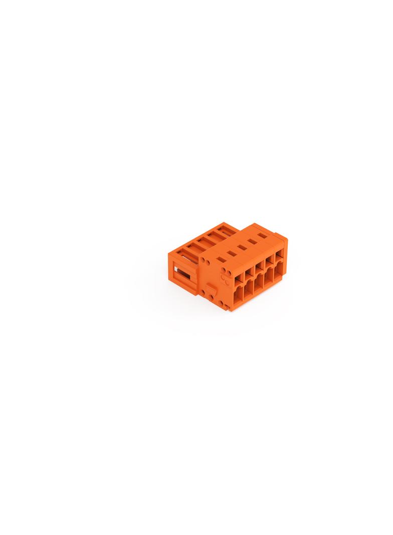 MCS-MINI Classic wtyk 5-bieg. pomarańczowy raster 3,81 mm /100szt./ WAGO